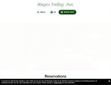 Tablet Screenshot of hayesvalleyinn.com